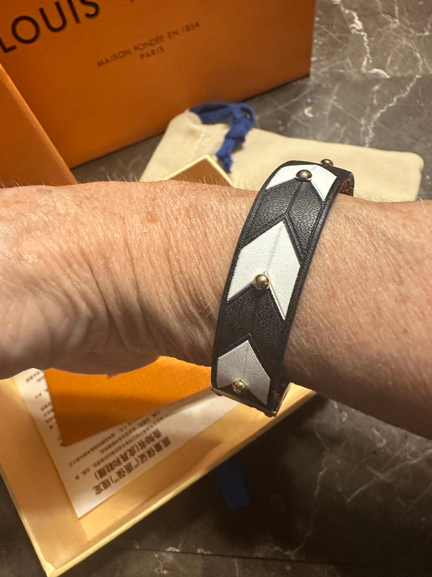 Louis Vuitton reversible bracelet
