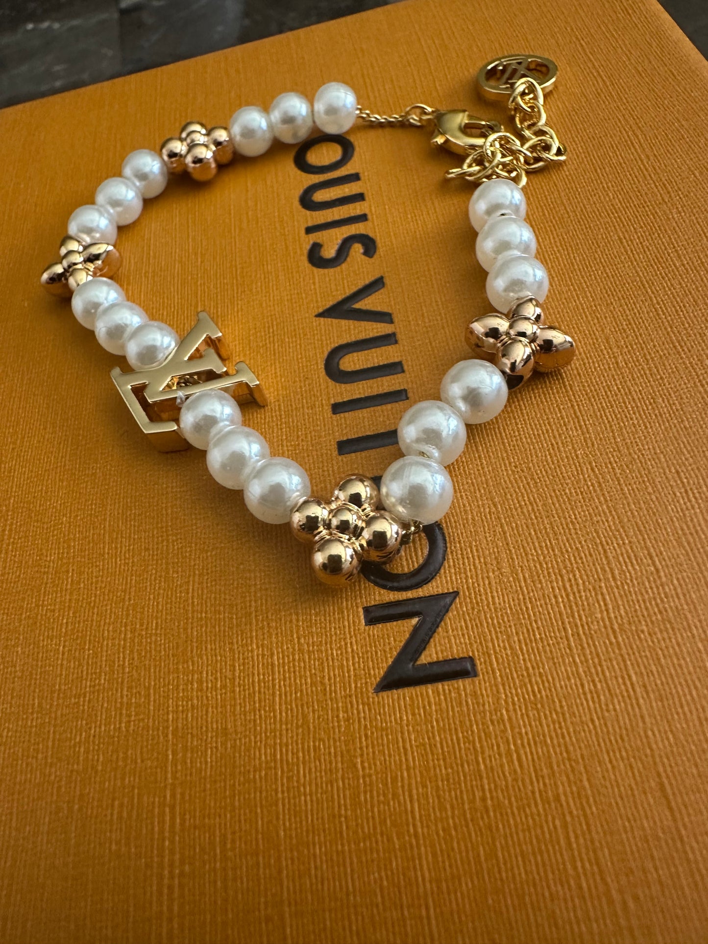 Louis Vuitton pearl bracelet