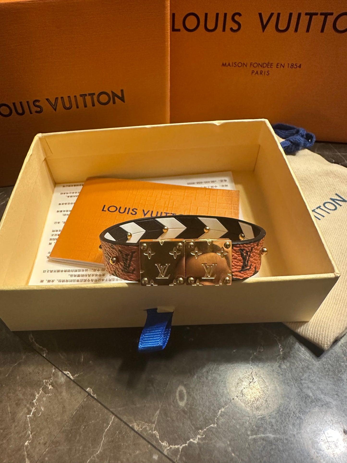 Louis Vuitton reversible bracelet