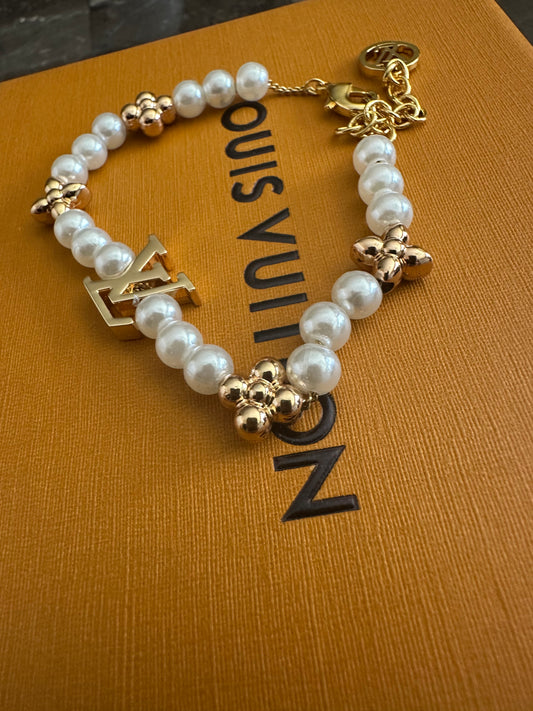 Louis Vuitton pearl bracelet