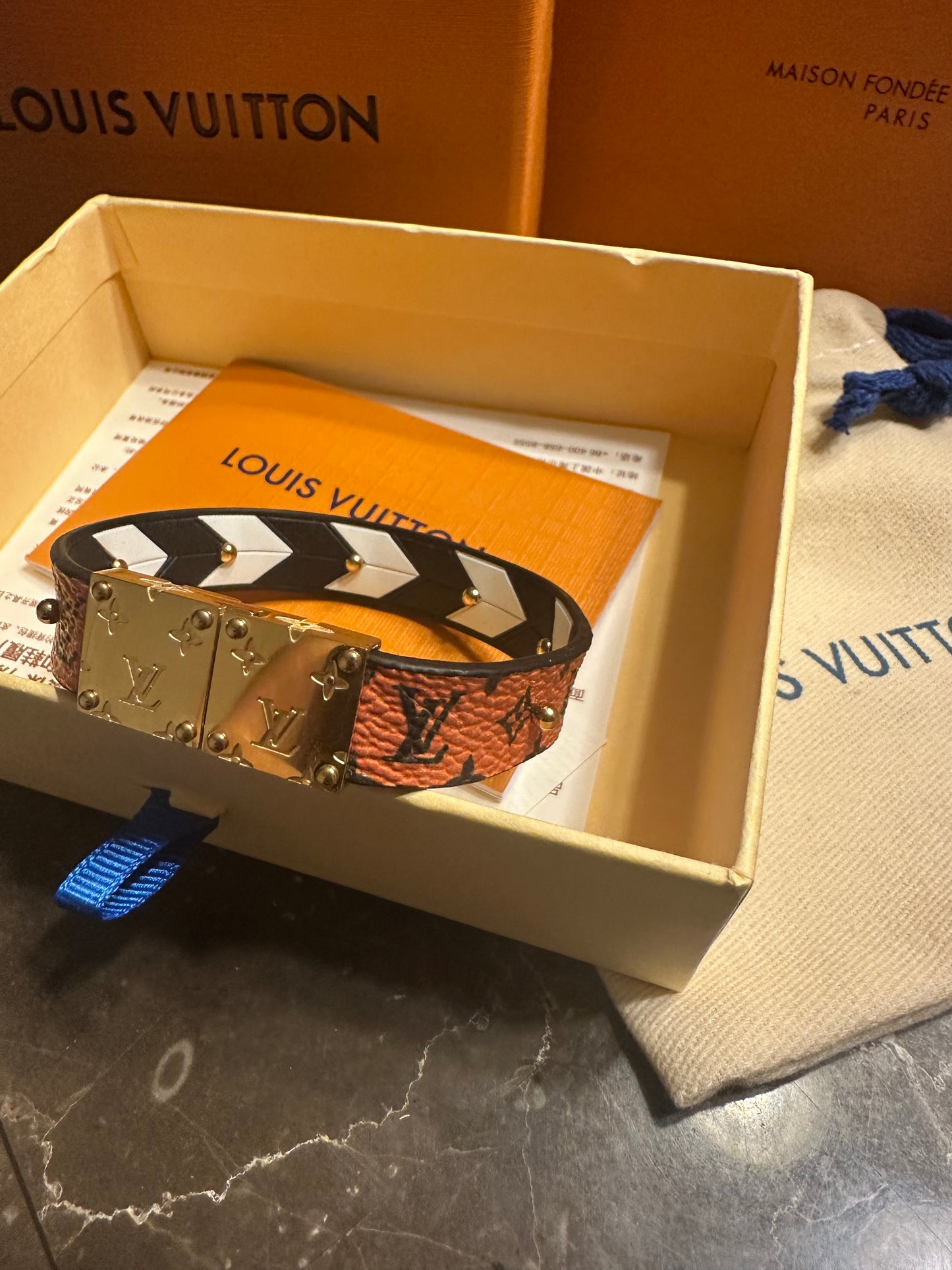 Louis Vuitton reversible bracelet